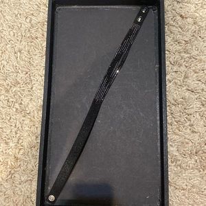 Swarovski wrap bracelet with snap closer